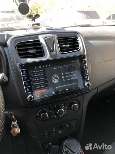 Магнитола Renault Logan 2/Sandero с кнопками 1/16