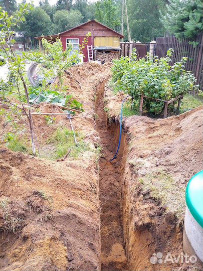 Аренда миниэкскаватора, услуги мини экскаватора