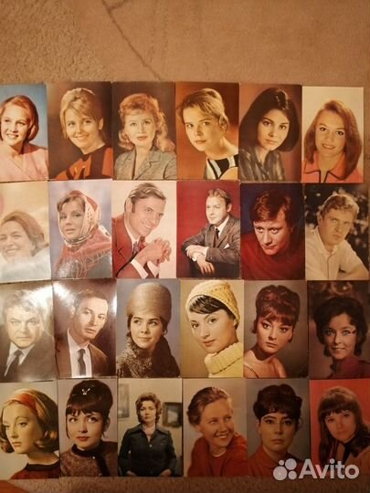Актёры советского кино открытки и книга