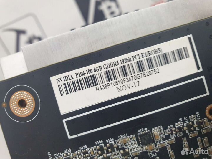 Видеокарта P106-100 6GB (Samsung)