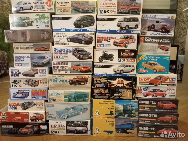 Сборная модель автомобилей из пластика