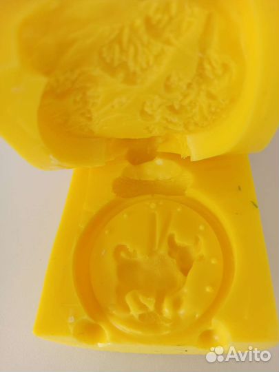 Форма для свечей часы с быком Новый год