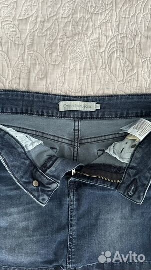 Мини юбка джинсовая стрейч Calvin Klein Jeans XS