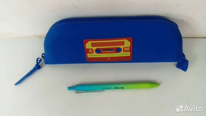 Пенал силиконовый. Кассета из 90-хх. Школа