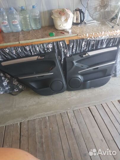 Обшивки дверей мерседес w 164 комплект