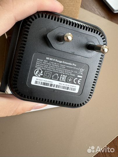 Усилитель сигнала WI FI Mi range extender pro