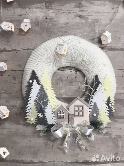 Новогодний венок,декор