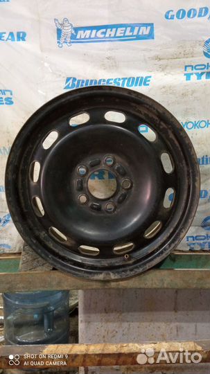 Штампованные бу Диски R15 5*110 D63 ET52.5 6JJ