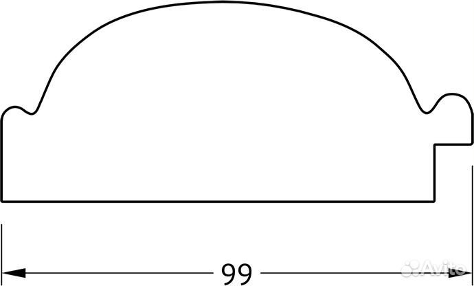 Зеркало Evoform Exclusive BY 3391 59x79 см византи