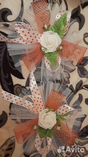 Свадебные украшения на машину