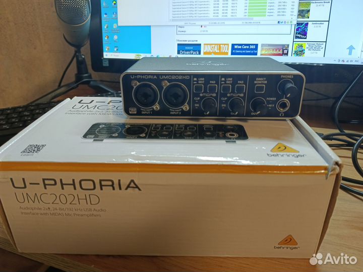 Behringer u phoria umc202hd
