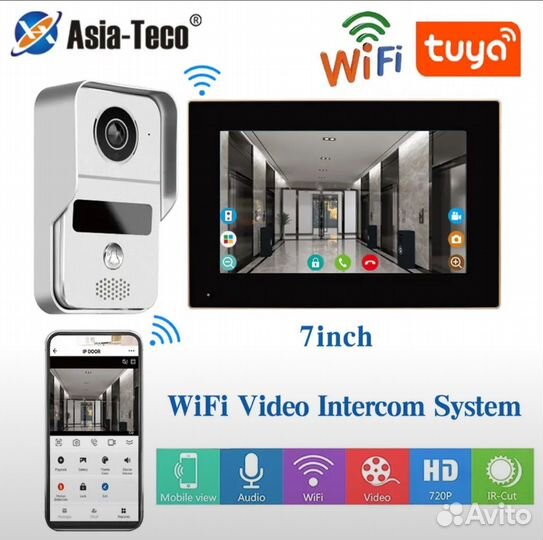 Видеодомофон беспроводной