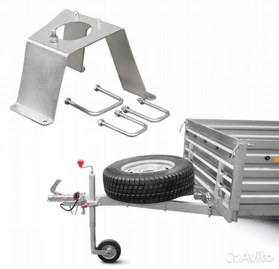 Держатель запасного колеса прицепа мзса OFF-road