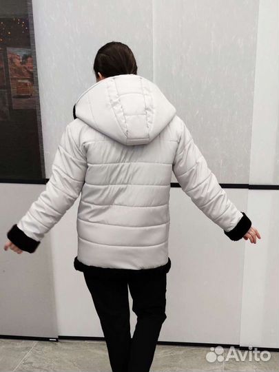 Дубленка-трансформер натуральная женская 48-50