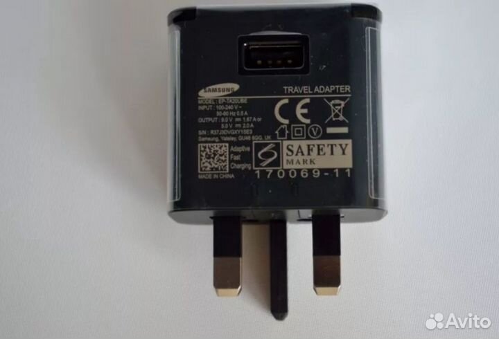 Оригинальное зарядное samsung