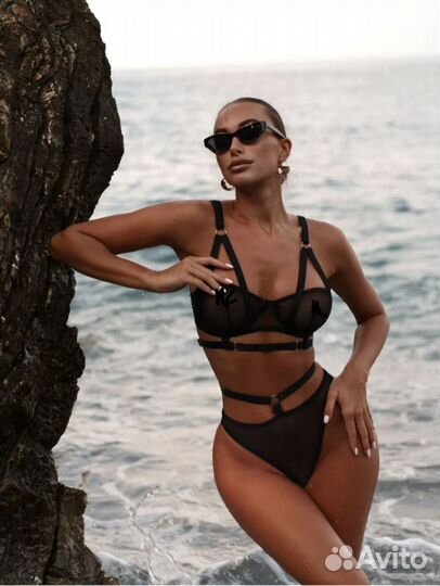 Нижнее бельё комплект эротическое прозрачное