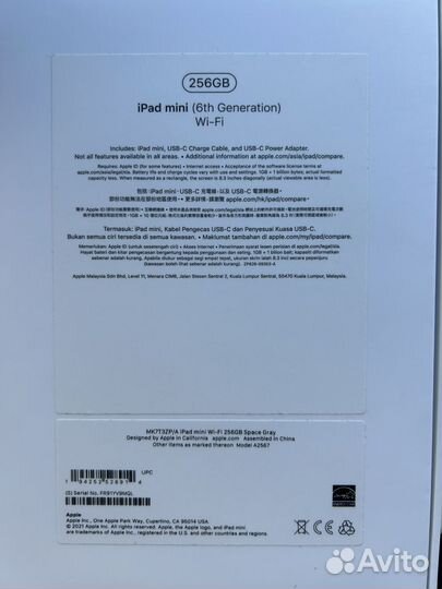 iPad mini 6 2021 256gb