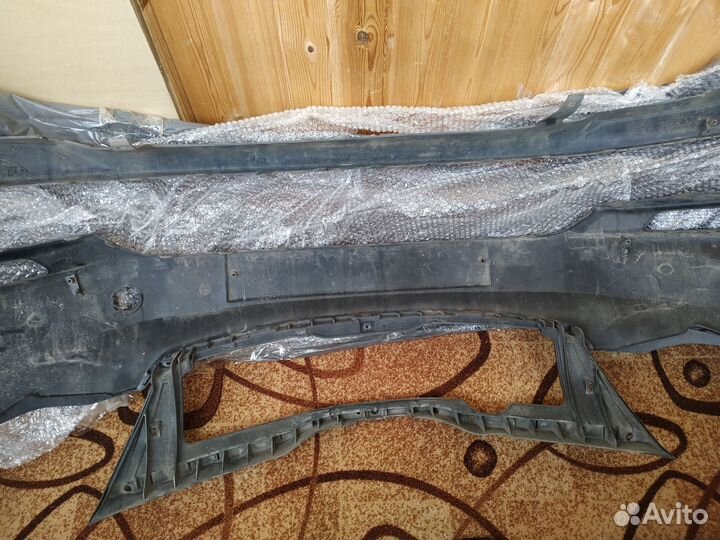 Передний бампер kia rio 3 коричневый