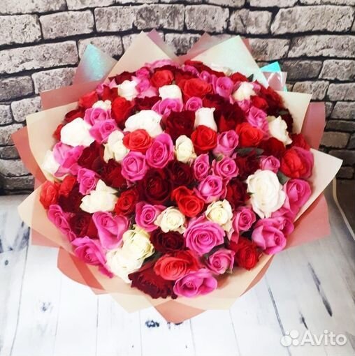 25 роз цветы девушке