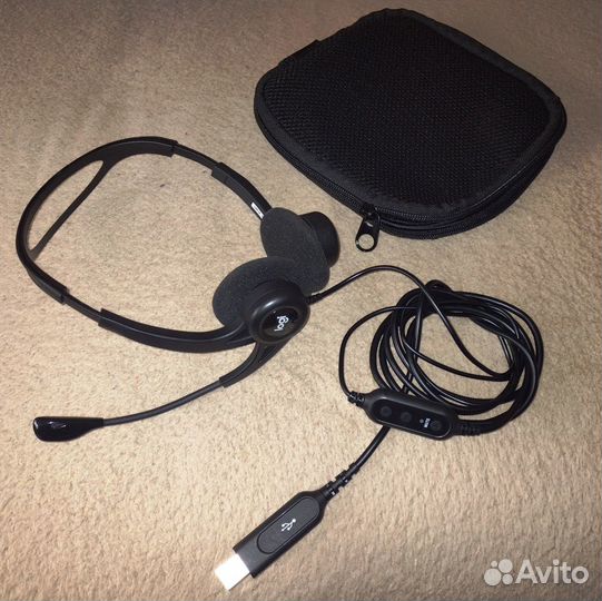 Logitech PC 960 гарнитура наушники+микрофон