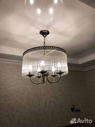 Люстра потолочная италия бу