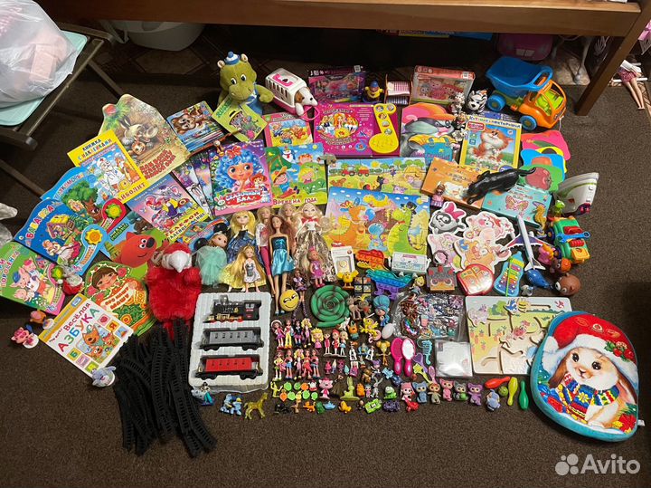 Игрушки пакетом для девочки