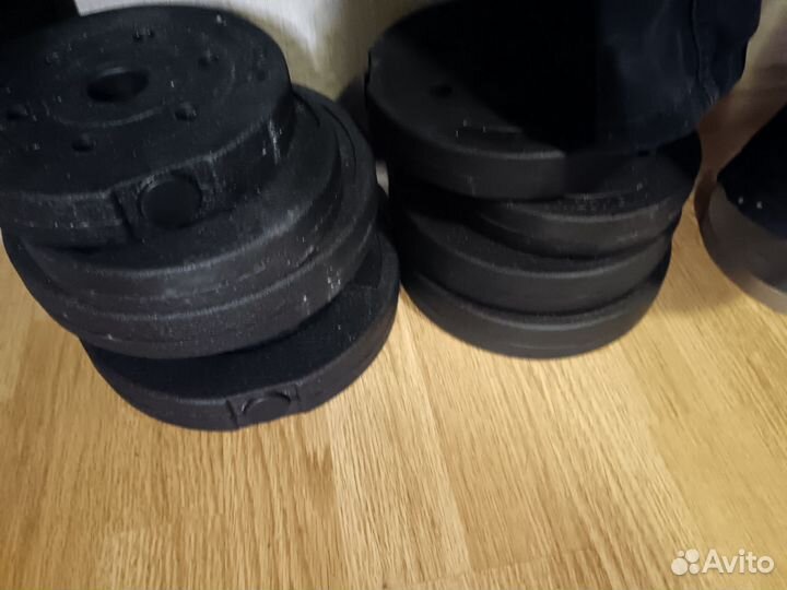 Гантели штанга разборный 35кг