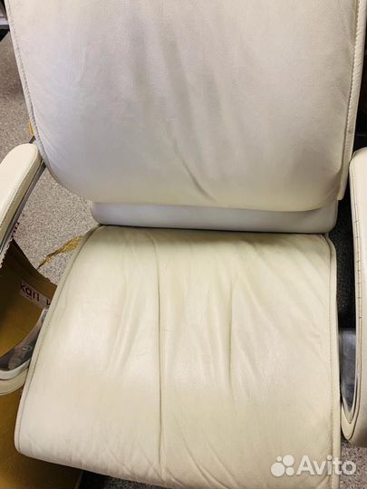 Кожаное кресло Chairman 444 White