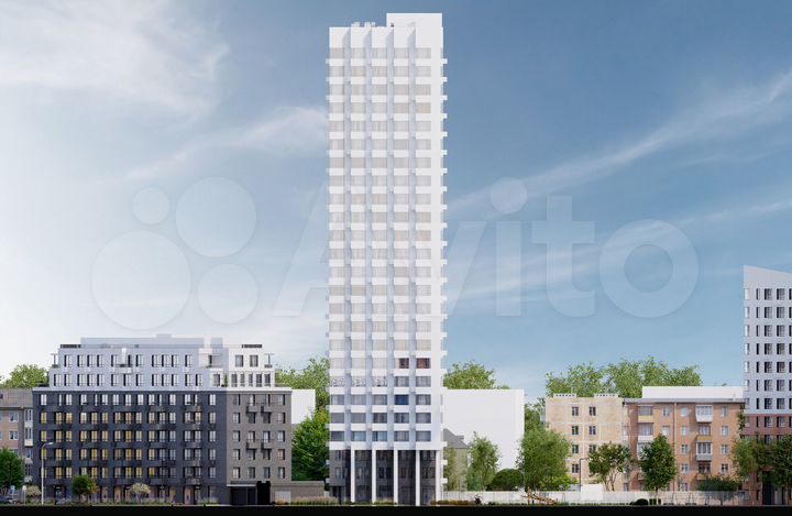 2-к. квартира, 58,8 м², 15/25 эт.