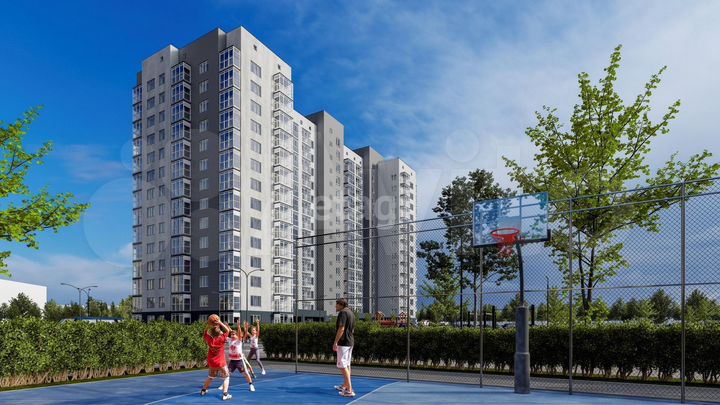 2-к. квартира, 62,6 м², 8/17 эт.