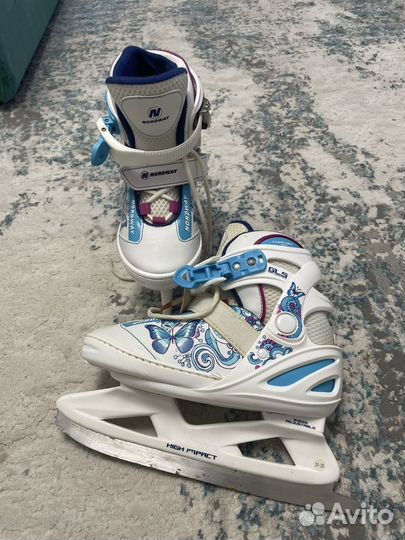 Коньки детские раздвижные 31-35