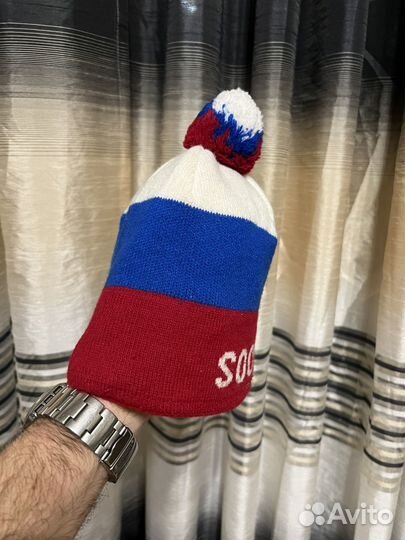 Шапка М-ка Унисекс Сочи сборная России orig