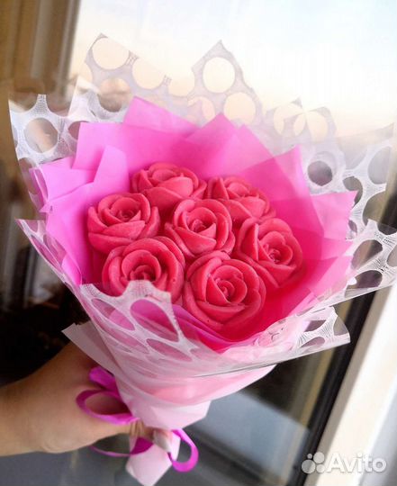 Букеты с шоколадными розами