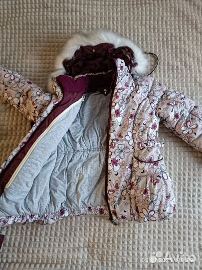 Зимний костюм для девочки 122