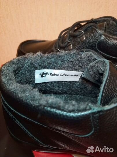 Ортопедические кожаные ботинки 42