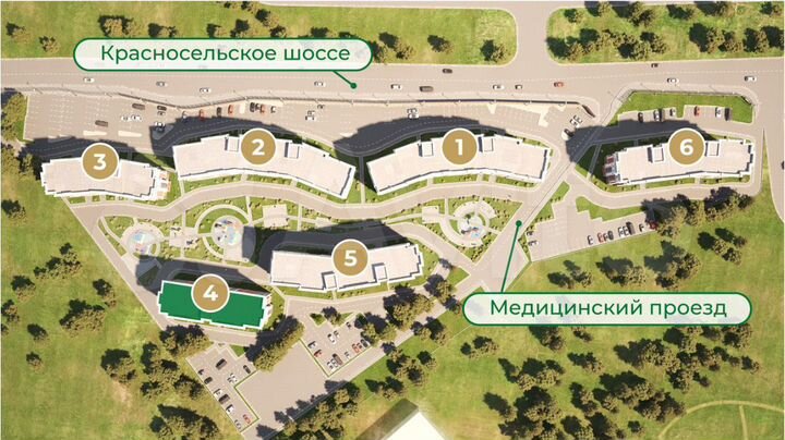 Квартира-студия, 34,4 м², 4/8 эт.