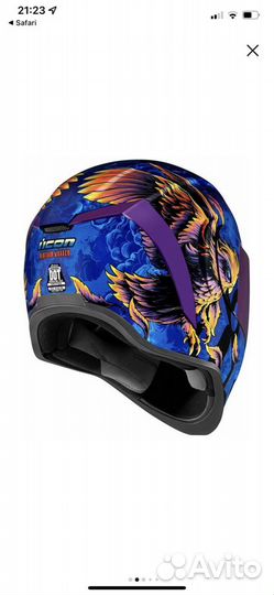 Шлем для мотоцикла женский новый