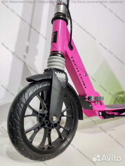 Самокат Tech Team TT City Scooter Disk pink 2024