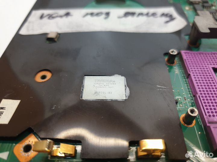 Материнская плата Asus K50, K50IP Intel неисправна