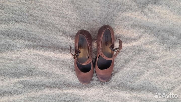 Туфли ecco кожа оригинал стиль мэри джейн 40 р