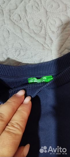 Толстовка для девочки benetton 8-9лет