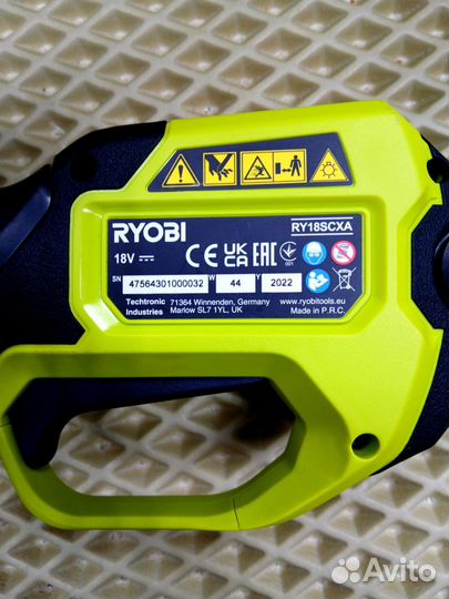 Бессщеточные аккум. Ножницы Ryobi ONE+ RY18scxa