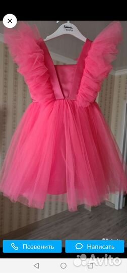 Платье для девочки 110р