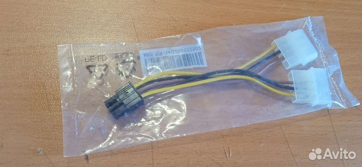 Новый переходник 2molex на питание видеокарты