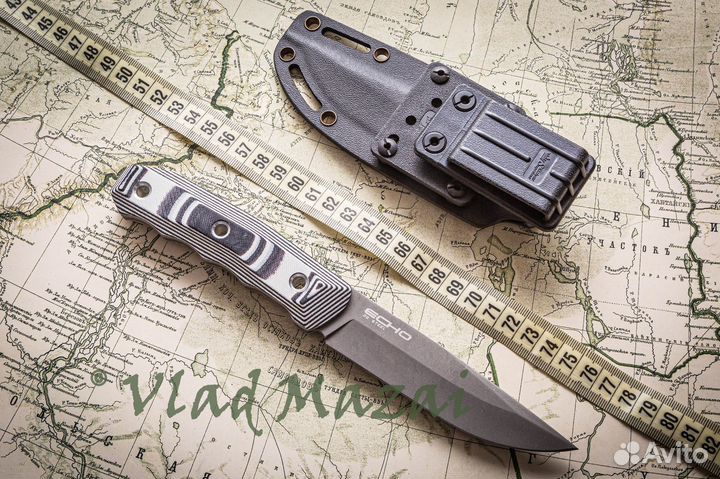 Нож Echo D2 TacWash Kizlyar Supreme