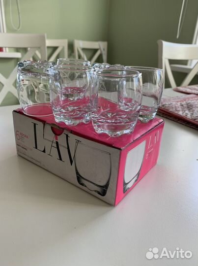 Стопка стеклянная Турция 6 шт 80 мл