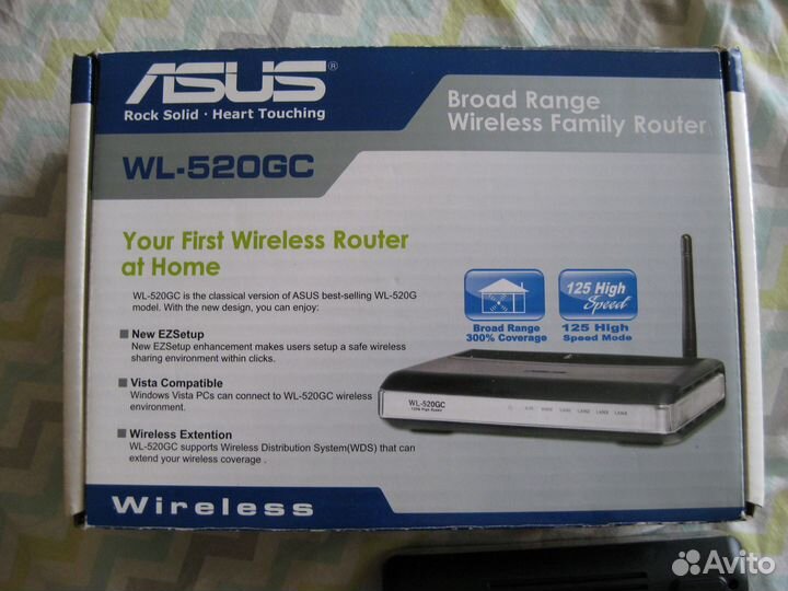 Роутер asus WL 520 GC