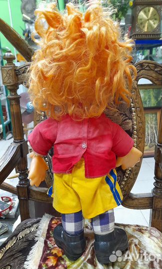 Кукла СССР флиртующая рыжий футболист Кругозор