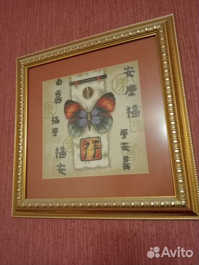 Картина вышитая крестом