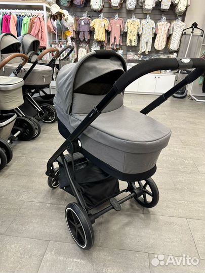 Коляска 3 в 1 Cybex Balios S Lux BLK Soho Grey